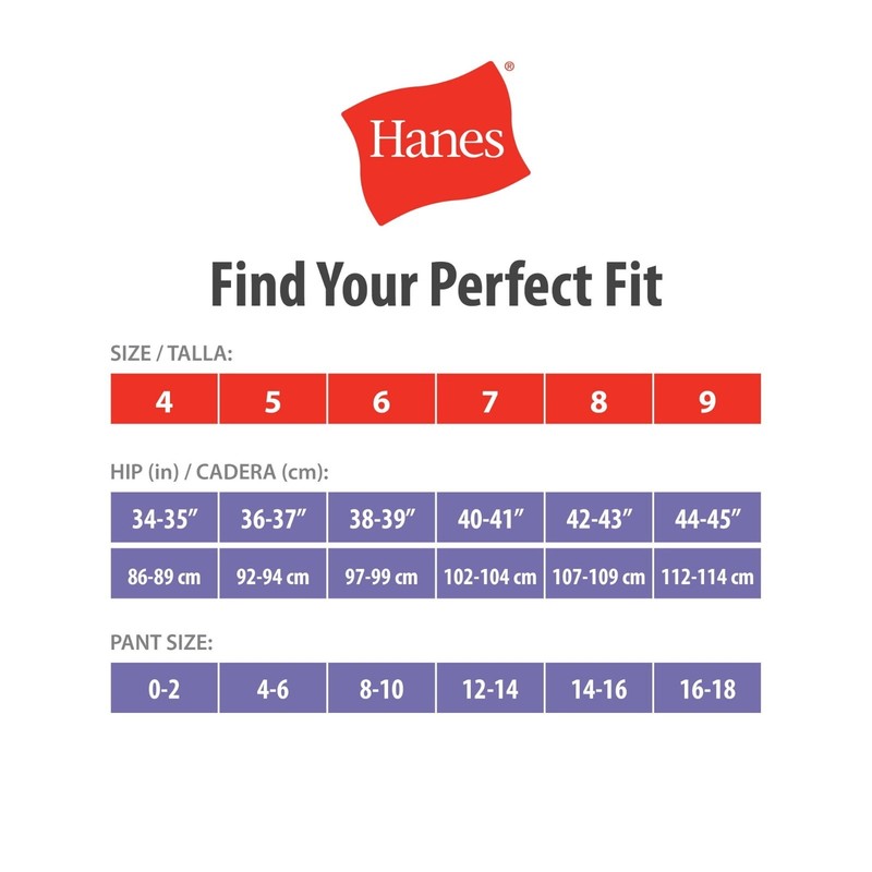 Hanes Womens 10-Pack Cotton Briefs Lady Underwear Panties Assorted Colors 6 7 8