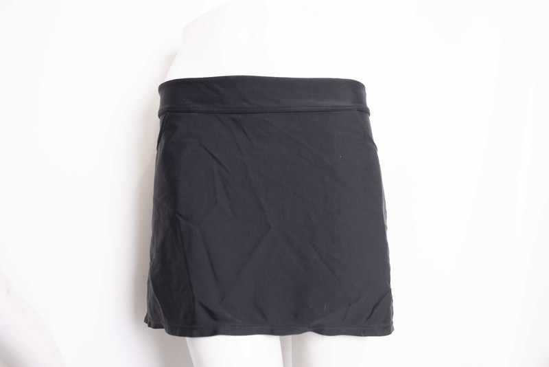 Hapari Straight Skirt Womens Sz L (12-14) Black Over Bathing Suit NWOT