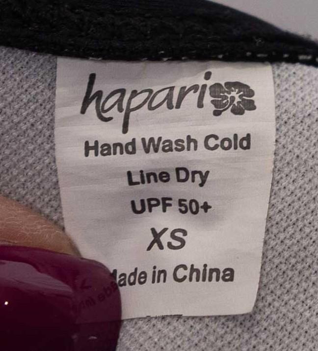 Hapari Women's Black Swimsuit Size XS Black Ruffle One Piece NWOT