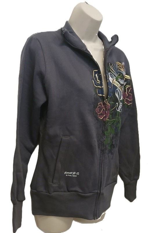 HARLEY DAVIDSON IRON WINGS MOCK NECK FULL ZIP FLEECE L/S SHIRT [NEW]