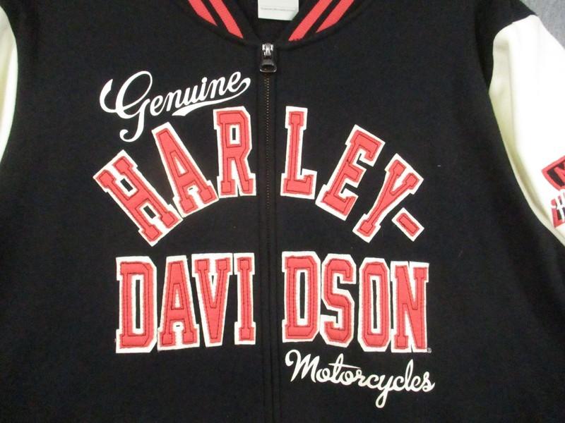 Harley-Davidson Jacket Womens 3X Varsity Zip Up Motorcycle 96010-14VW