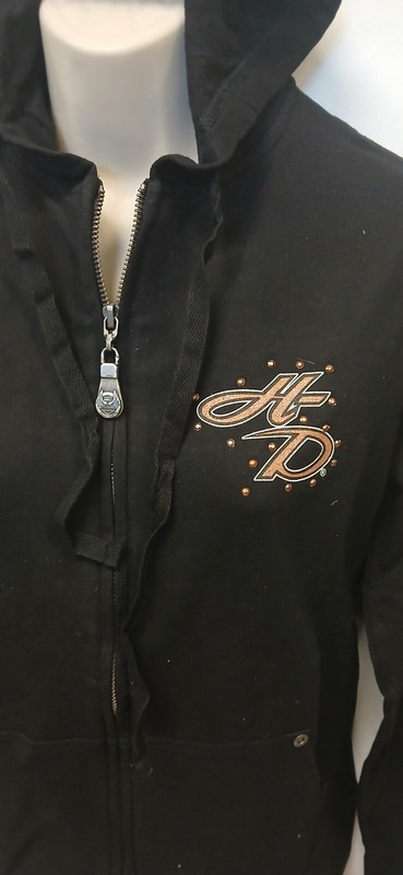 Harley Davidson Ladies 105th Anniversary Long Sleeve White Hoodie Shirt New
