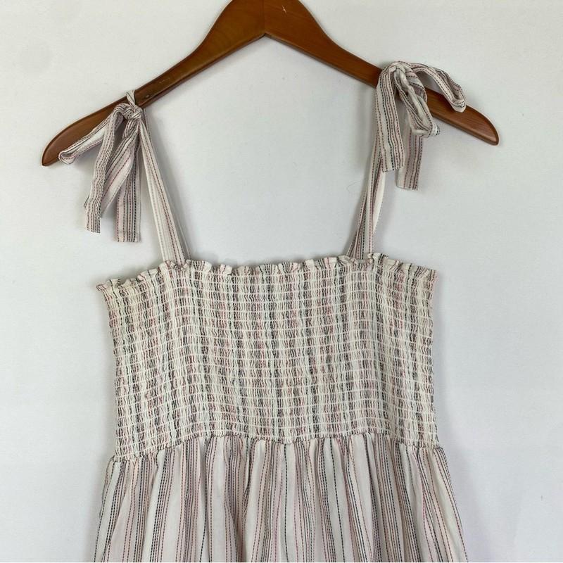 HATCH JoJo Maternity Jumpsuit Smocked Bodice Adjustable Size 0 Stretch