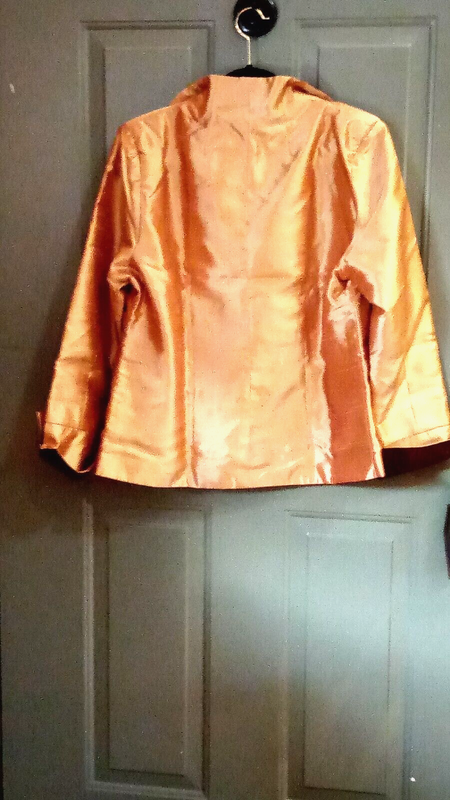 HEIDI DAUS "Luxe Be A Lady" (LG./Gold/Brown) Reversible Blazer (Orig.$129.95)