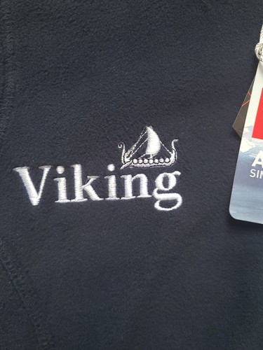 Helly Hansen Viking Cruises Daybreaker Fleece Jacket Womens S Zip Blue Polartec