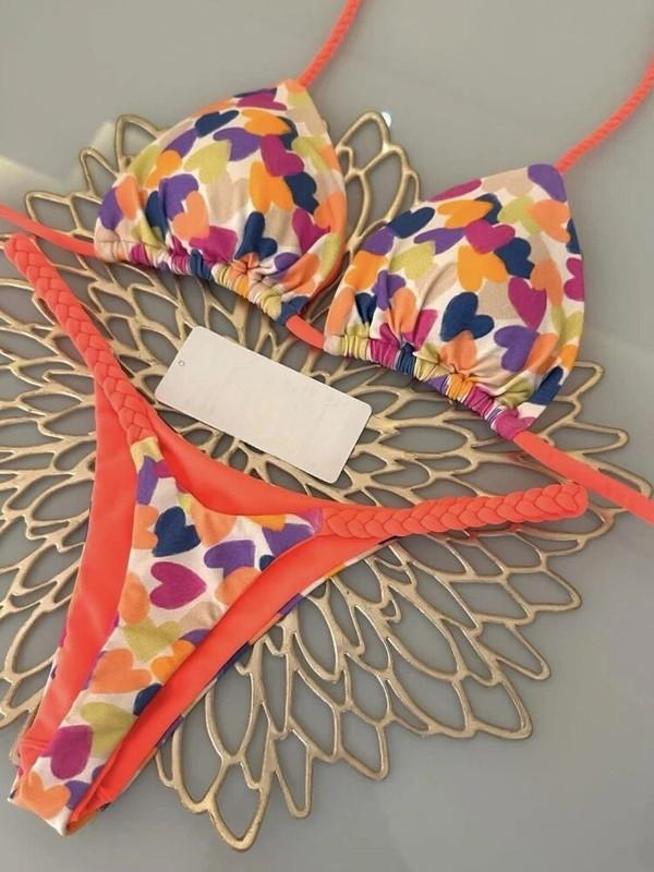 High Waist Swimsuit Sexy Thong Bikini Set Zebra Print Women Brazilian Swimwear