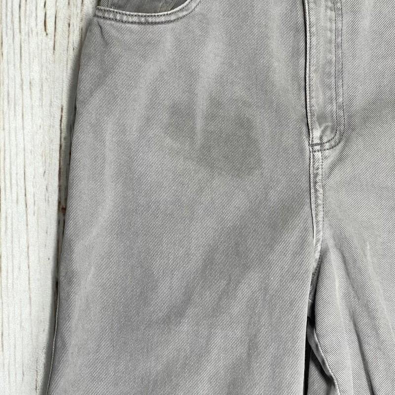 HM High Rise Jeans Womens Size 4 Gray Denim 100% Cotton Casual Minimalist STAIN