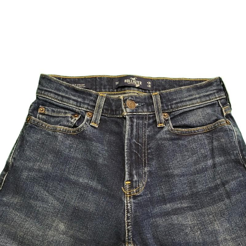 Hollister Denim Jeans Blue Straight Stretch 8 W26 L29 Women's
