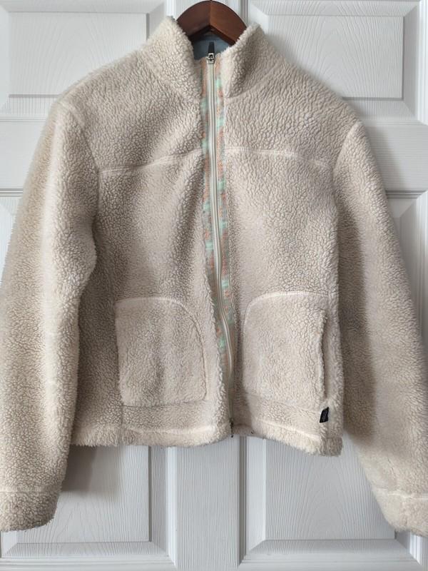 Horny Toad Cream Fleece Jacket Women’s Size Medium Outdoor Hiking