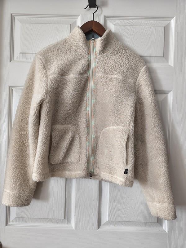 Horny Toad Cream Fleece Jacket Women’s Size Medium Outdoor Hiking