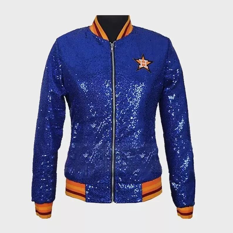 Houston Astros Women’s Sequin Jacket