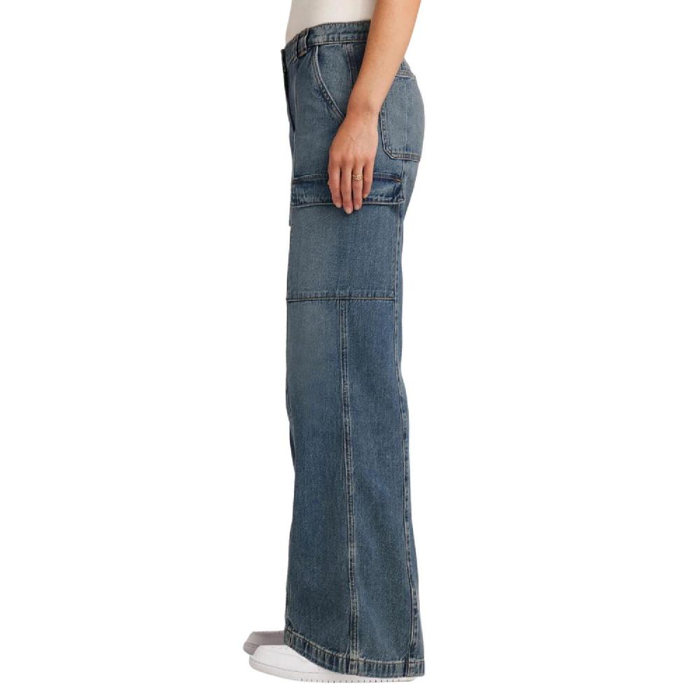 Hudson Mid-Rise Utility Wide Leg Cargo Jean Deep Blue