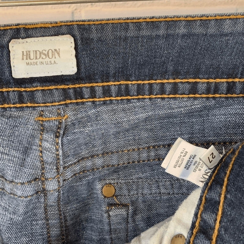 Hudson Midrise Signature Boot Cut Jeans Size 27
