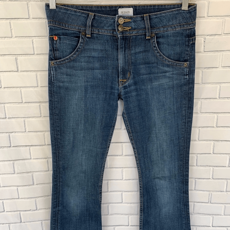 Hudson Midrise Signature Boot Cut Jeans Size 27