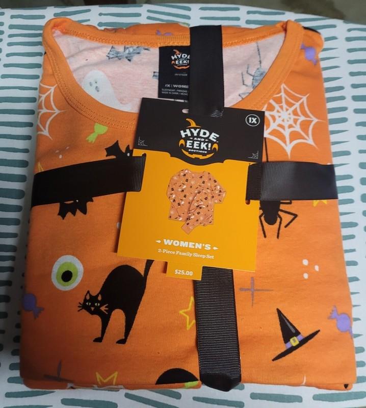 Hyde And Eek Target Women’s 2 Piece Family Halloween Sleep Set Size 1X NEW