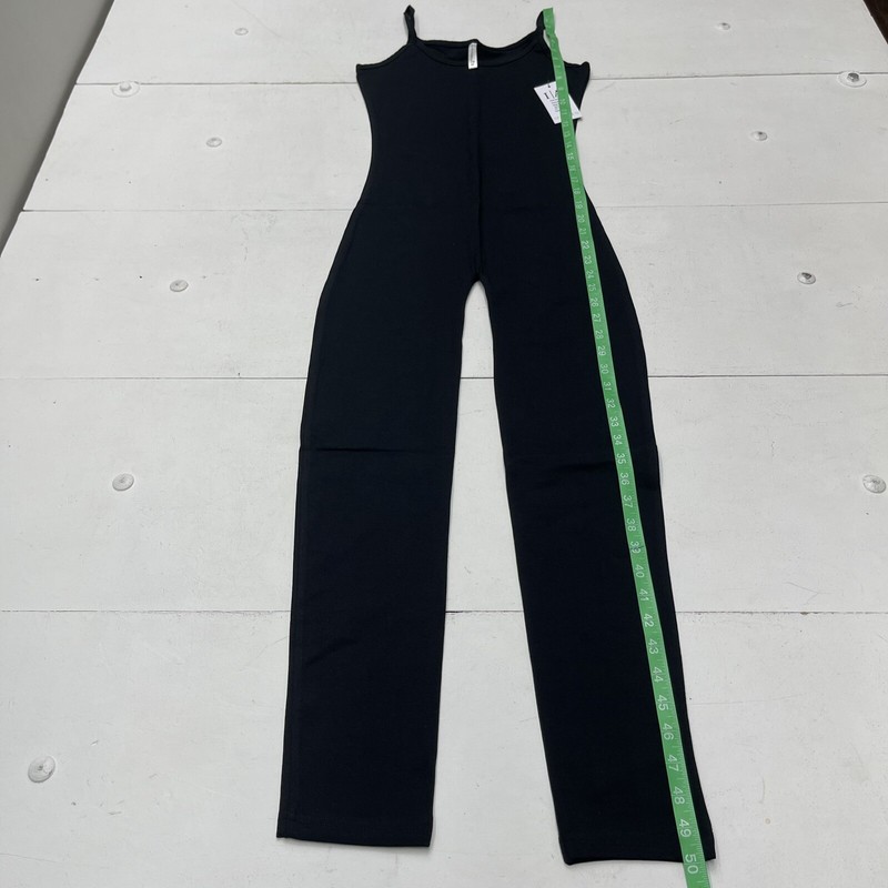 Icon Apparel Black Sleeveless Scoop Neck Stretch Fit Jumpsuit Women’s Medium New