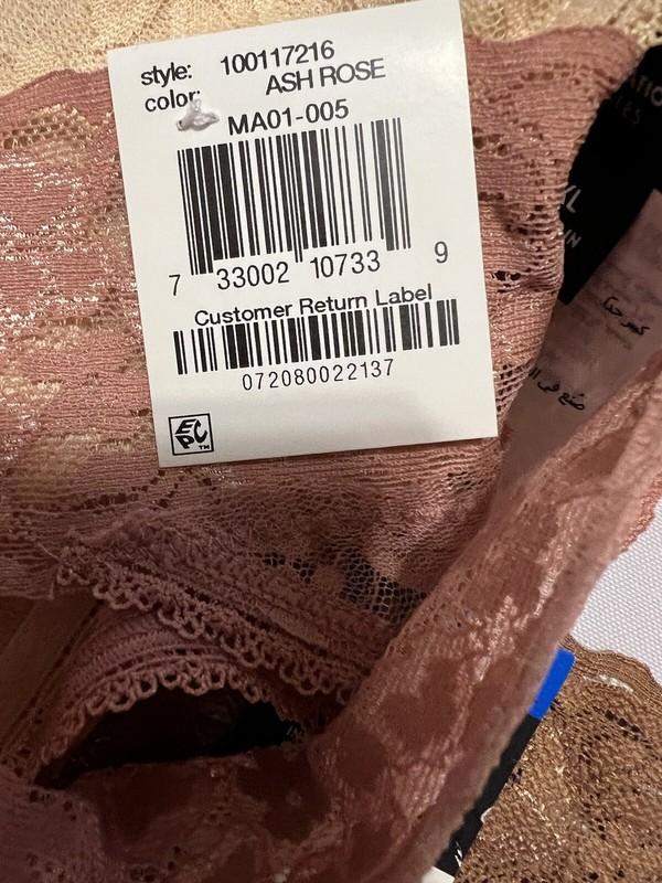 INC International Concepts 3 Pair Lace Thongs In Pink/Rose/White Size XL $24