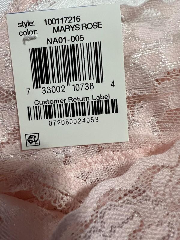 INC International Concepts 3 Pair Lace Thongs In Pink/Rose/White Size XL $24