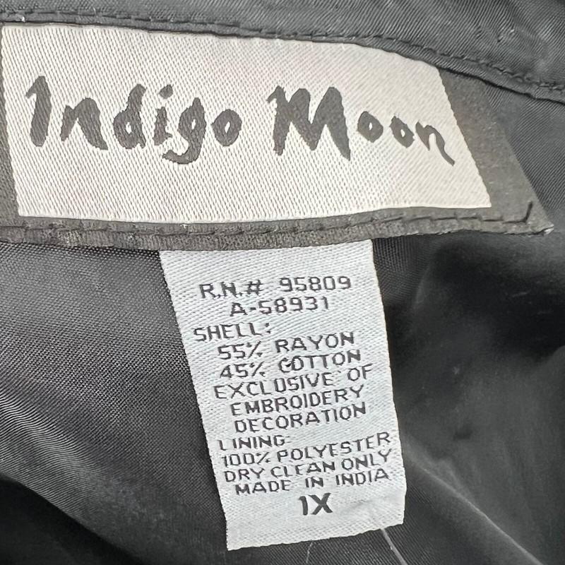 Indigo Moon Jacket Womens Size 1X Multicolor Animal Print Patchwork Boho NWT