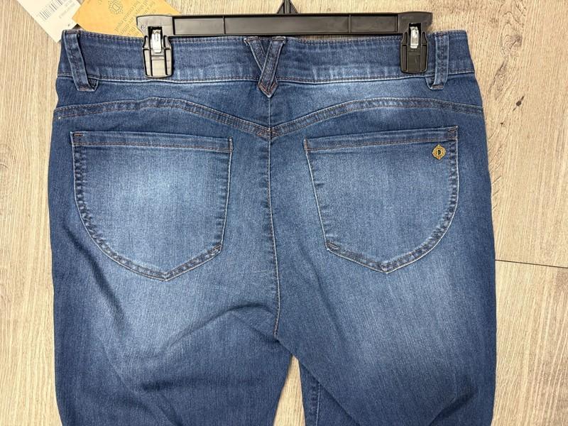 Inseam28"Democracy Women's "Ab" Solution Ankle Jeans Blue Stretch Denim #8#10#12
