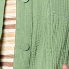 Isaac Mizrahi Live Women's Jacket Sz M Bridgehampton Cotton Gauze Green A643638