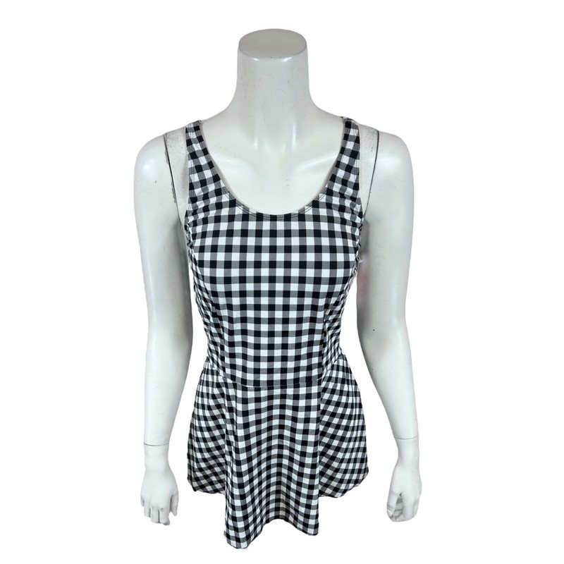 Isaac Mizrahi Women's Bridge Hampton Convertible Back Tankini Swimsuit 12 Size