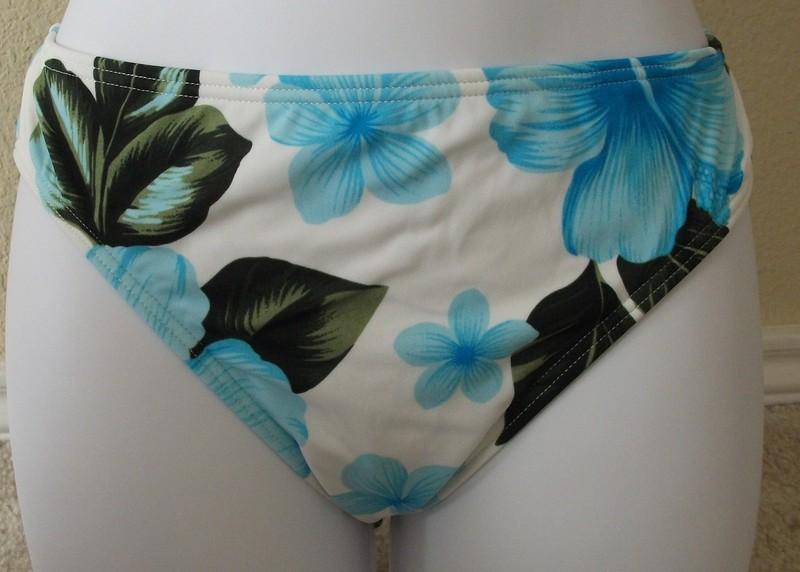 ISLAND ESCAPE Black/brown/coral/floral Swim Bottom SHAPER PANTS Reg 6-20 +20W