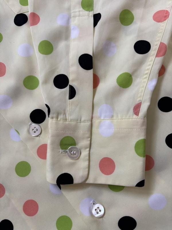 Issey Miyake Dot Pattern Top MultiColor Made In Japan Fashionable