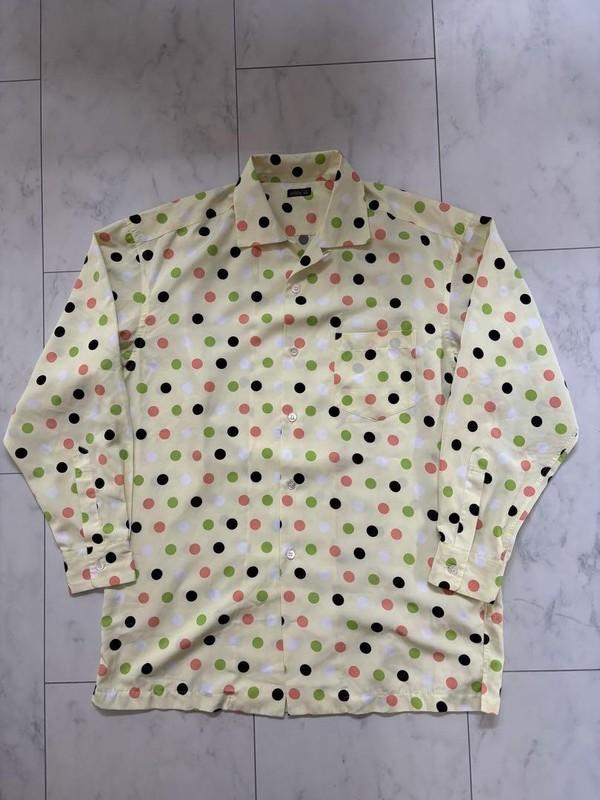 Issey Miyake Dot Pattern Top MultiColor Made in Japan Fashionable