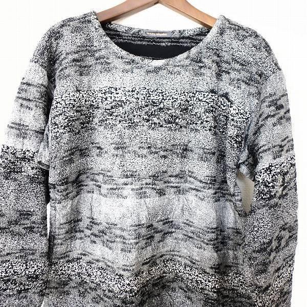 Issey Miyake Dress M Black White Grey Tunic Used Japan