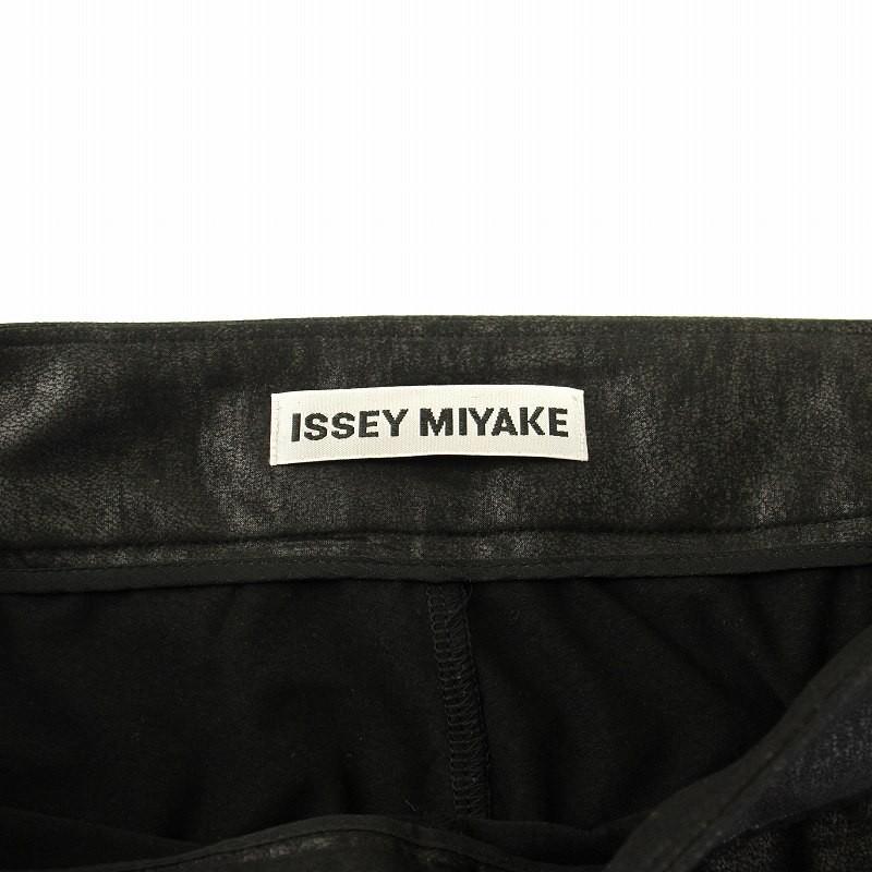 Issey Miyake Leggings Side Zip Black Used Japan