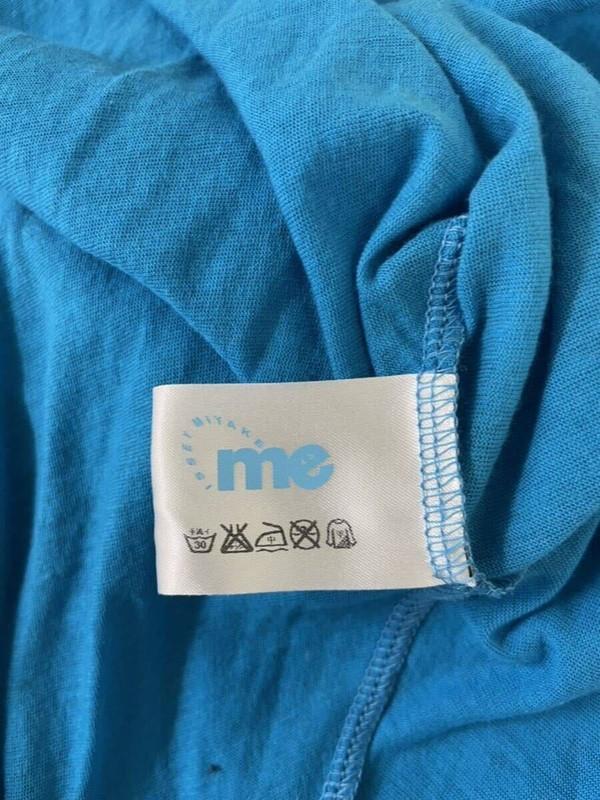 Issey Miyake Me Light Blue Sleeveless Jacket Top Used Japan