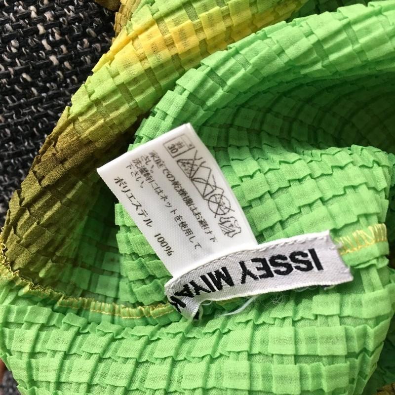 Issey Miyake Pleated Top 2 Cotton Polyester Japan