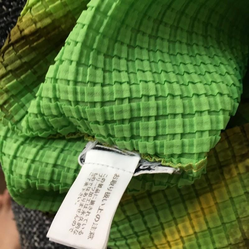 Issey Miyake Pleated Top 2 Cotton Polyester Japan