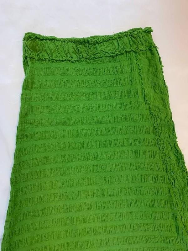 Issey Miyake Pleats Please Green Skirt Used Japan