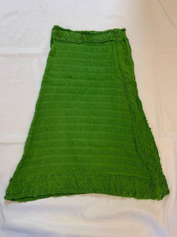 Issey Miyake Pleats Please Green Skirt Used Japan