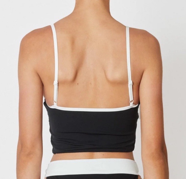 It’s Now Cool X Free People The Contour Tank Top Bikini Top In Black SZ M NWT