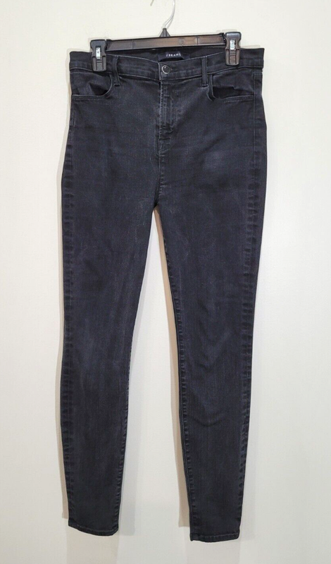 J BRAND "#231 MARIA HIGH-RISE CROP SKINNY" Stretch Jeans In "VANITY" Size 31