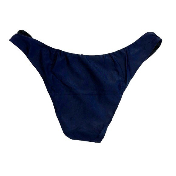 J. Crew Bikini Bottom Women's M Navy Curved Waist Cheeky New BC125 7844