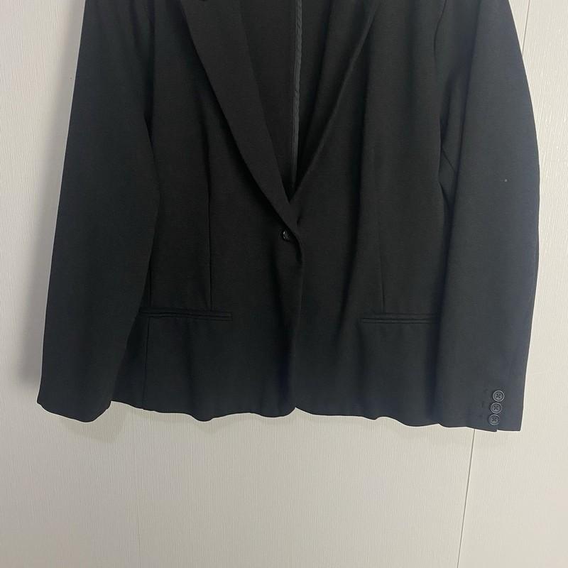 J Crew Factory Charcoal Gray One Button Blazer Jacket Women’s Size 22