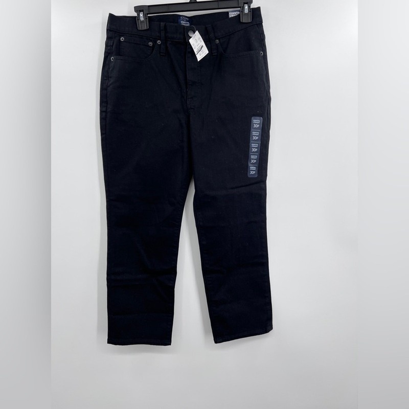 J.Crew Petite Essential Straight Jean In All-day Stretch 30P