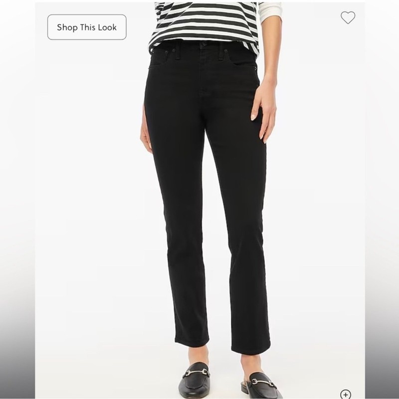 J.Crew Petite essential straight jean in all-day stretch 30P