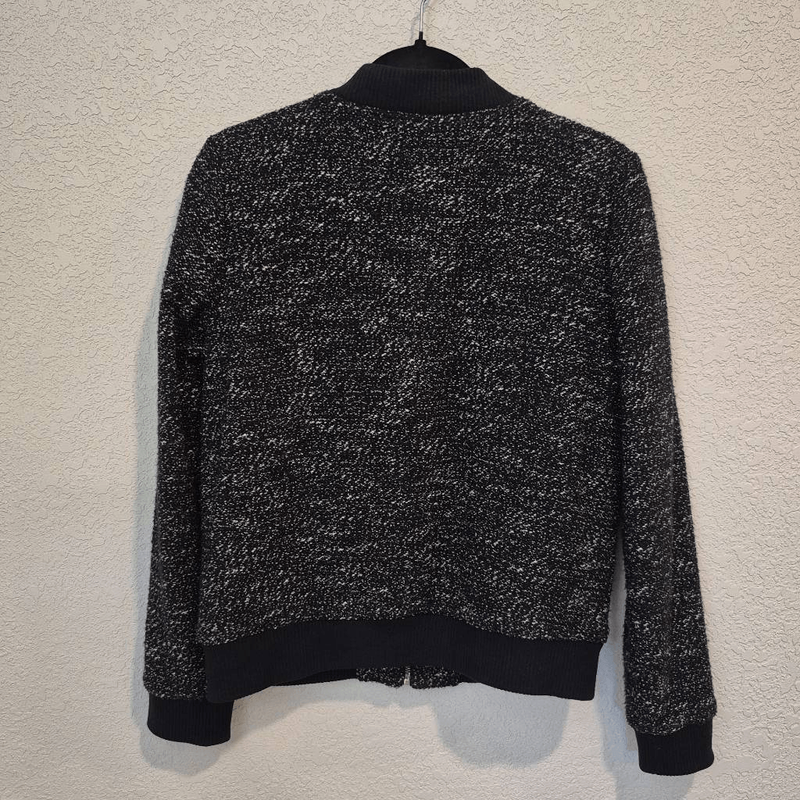 J. Crew Women's Boucle Bomber Jacket Size 6 Gray