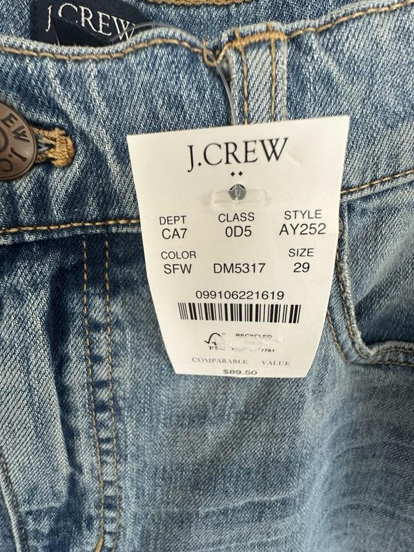J.Crew Women's High Rise Flare Crop Jean Size 29 AY252 #7
