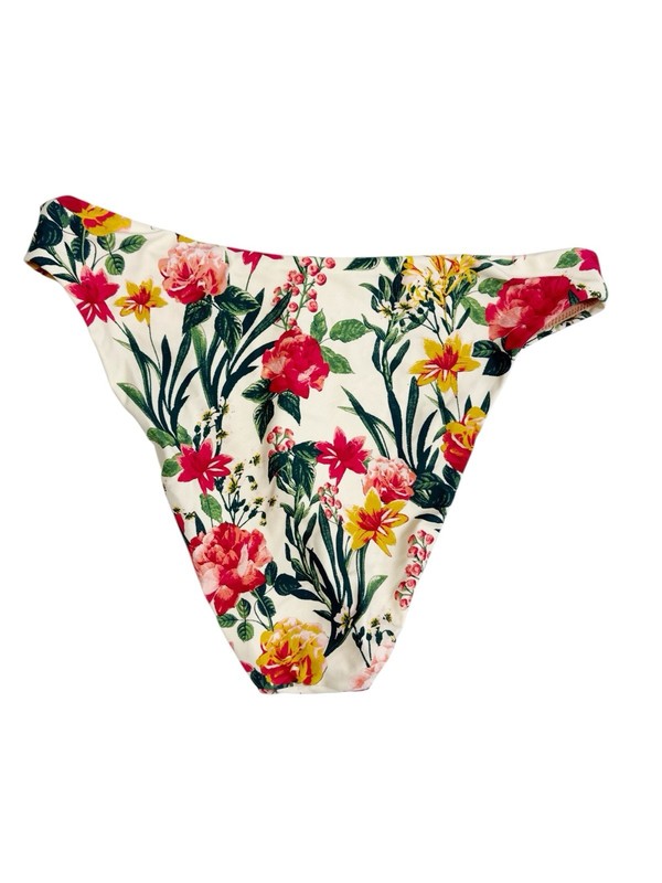 J.Crew Women's M High Leg High Waist Swim Bottom Vintage Pink Floral NWT