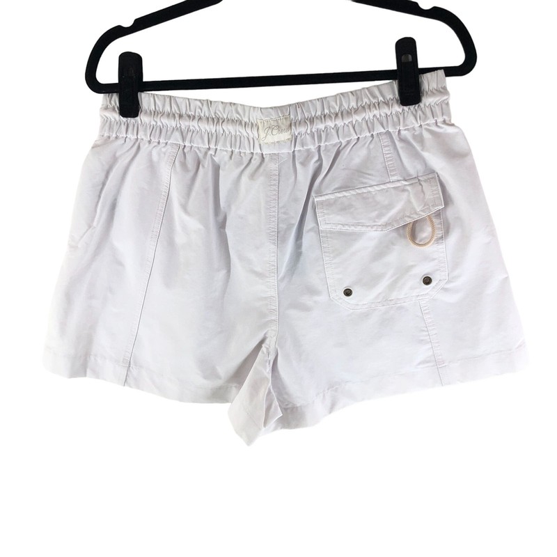 J. Crew Womens Paddle Short Swim Drawstring Pockets White XL