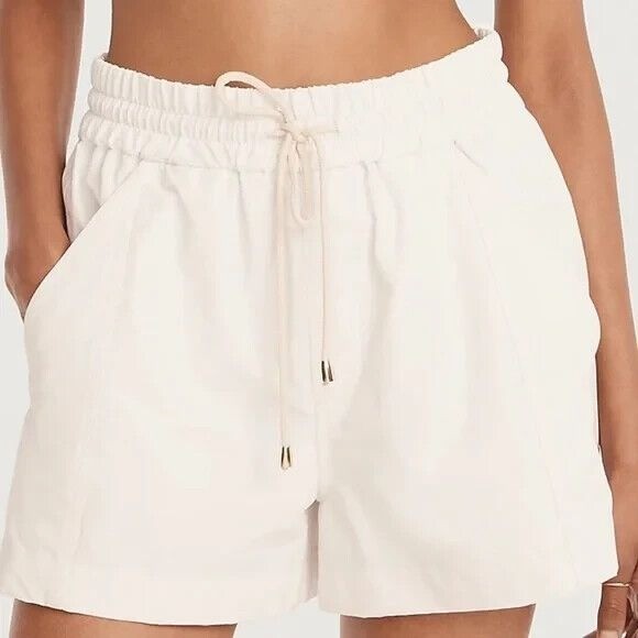 J. Crew Womens Paddle Short Swim Drawstring Pockets White XL