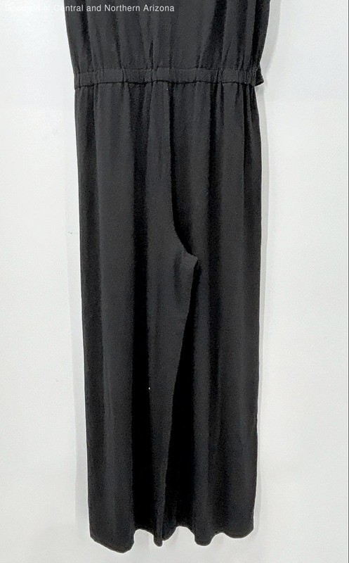 J Jill Black Black Flowy One Piece Jumpsuit Women's Size M