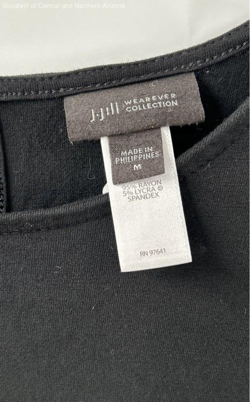 J Jill Black Black Flowy One Piece Jumpsuit Women's Size M