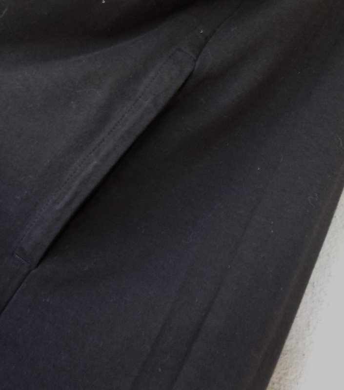 J. Jill Black Pima Cotton/Tencel Wide Leg Jumpsuit / Lounger Pockets Small